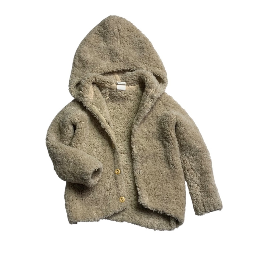 Baby’s 12 M Cozy Beige Hooded Jacket